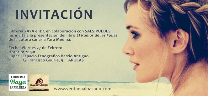 INVITACIÓN EL RUMOR DE LAS FOLIAS ARUCAS