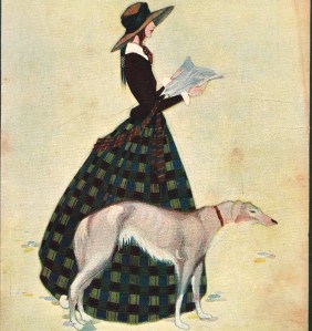 Josefina Santonja, Blanco y Negro, La dama del galgo 1924